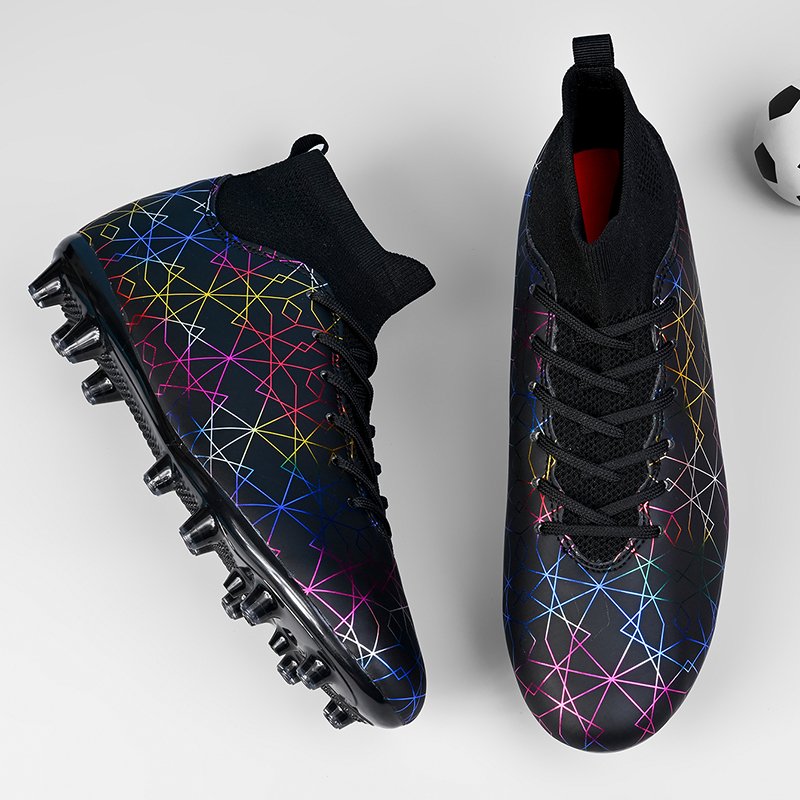Classical Style Fashion Look Wholesale Customized Men Outdoor Football Shoes Non-slip FG Soccer Boots Training Football Shoes
