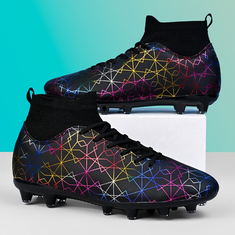 Classical Style Fashion Look Wholesale Customized Men Outdoor Football Shoes Non-slip FG Soccer Boots Training Football Shoes