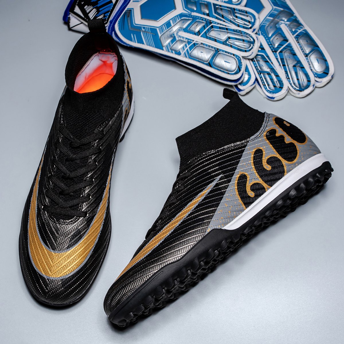 High quality factory customized hot selling long nail broken nail anti slip football shoes customized football shoes popular
