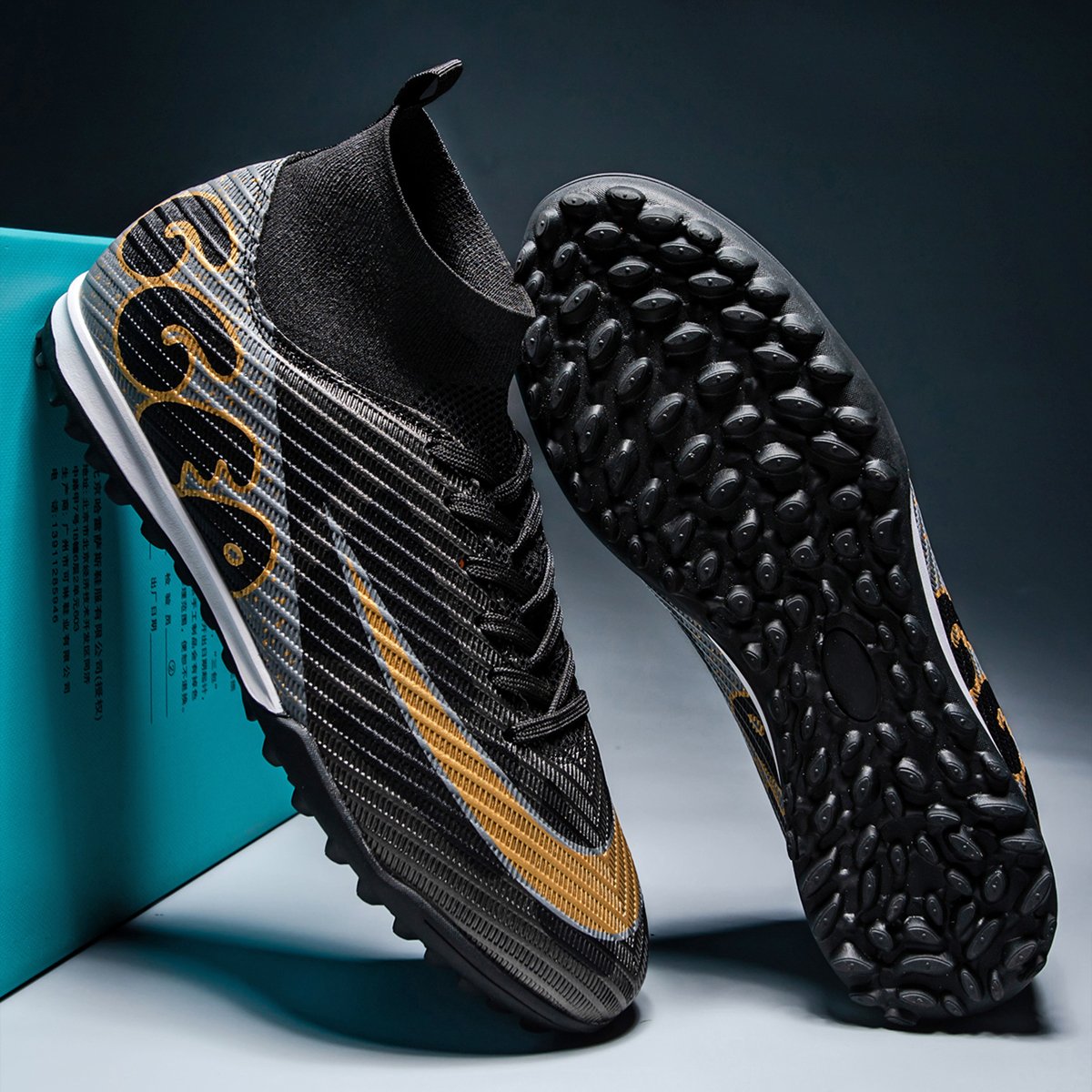 High quality factory customized hot selling long nail broken nail anti slip football shoes customized football shoes popular