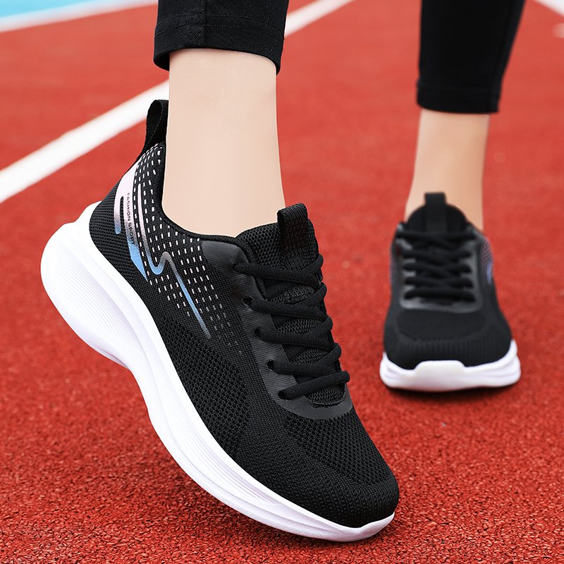 Traveling air-breeding women's shoes, 2024, light-soft soft-shoe-shoe-shoe-shoe-leaved students, running shoes