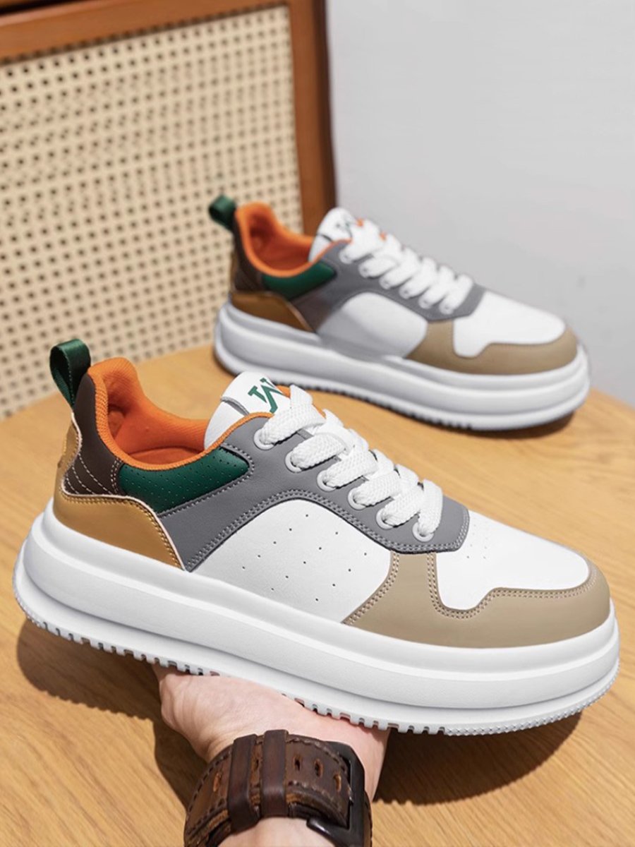 Old man's shoes, man's shoes, man's autumn, man's white sports, man's 2024 new hip-hops, man's shoes, spring and autumn