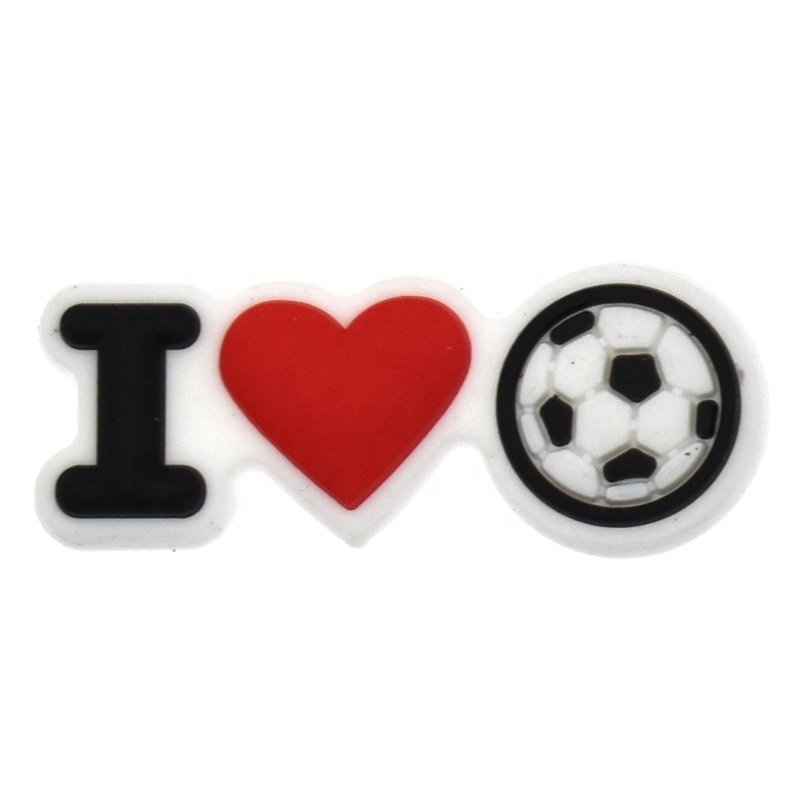 new design soccer team shoe charms club football shoe charms Soft Pvc MLS europe footy teams soccer shoe charms for clog