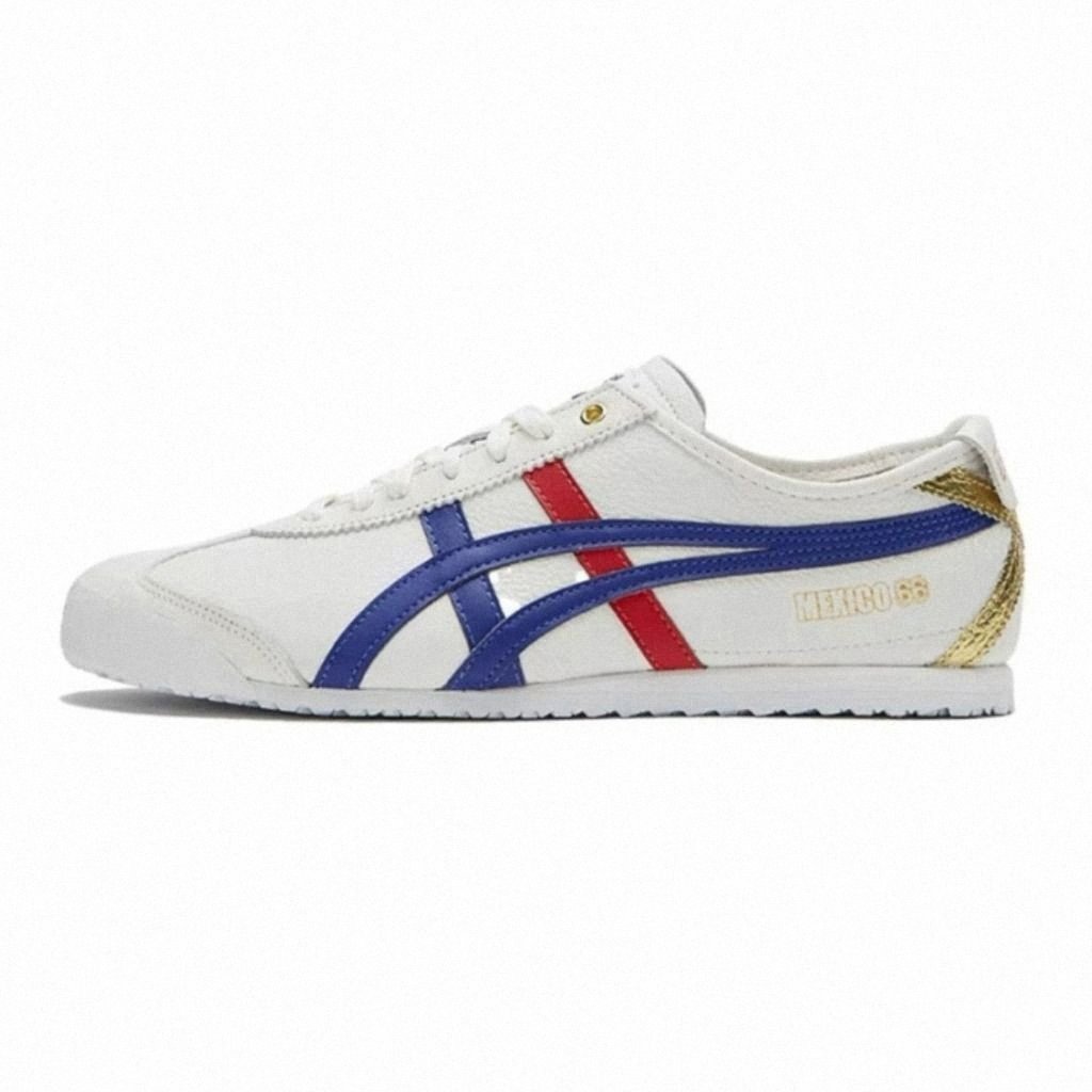 Onetsuka Tiger Grievance Shoes Mexico 66-skinned platinum male sports shoes D507L