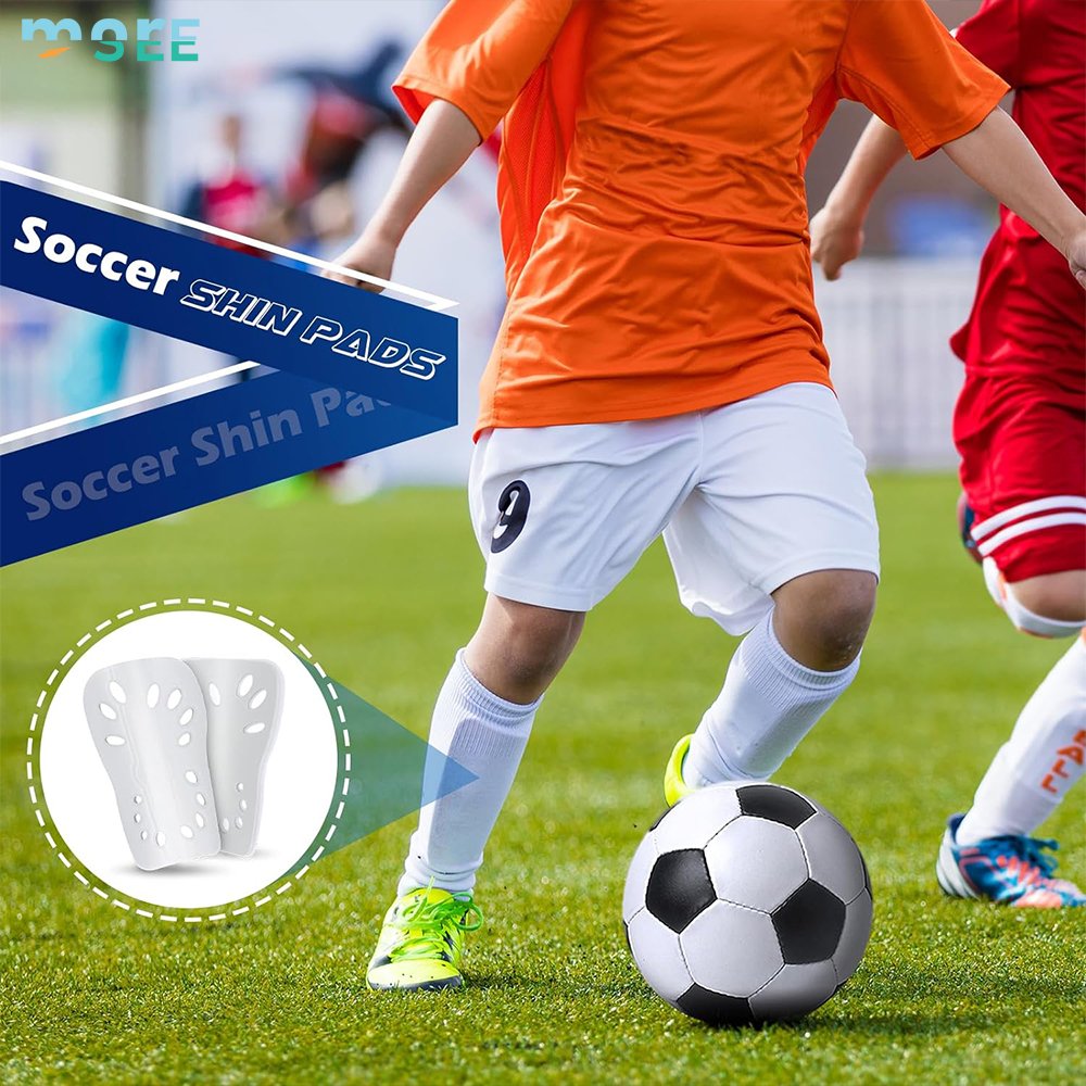 SeeMore Brand High Gripping Power Comfortable Breathable Professional Turf Shoes Football Cleats Kit With Shin Pads