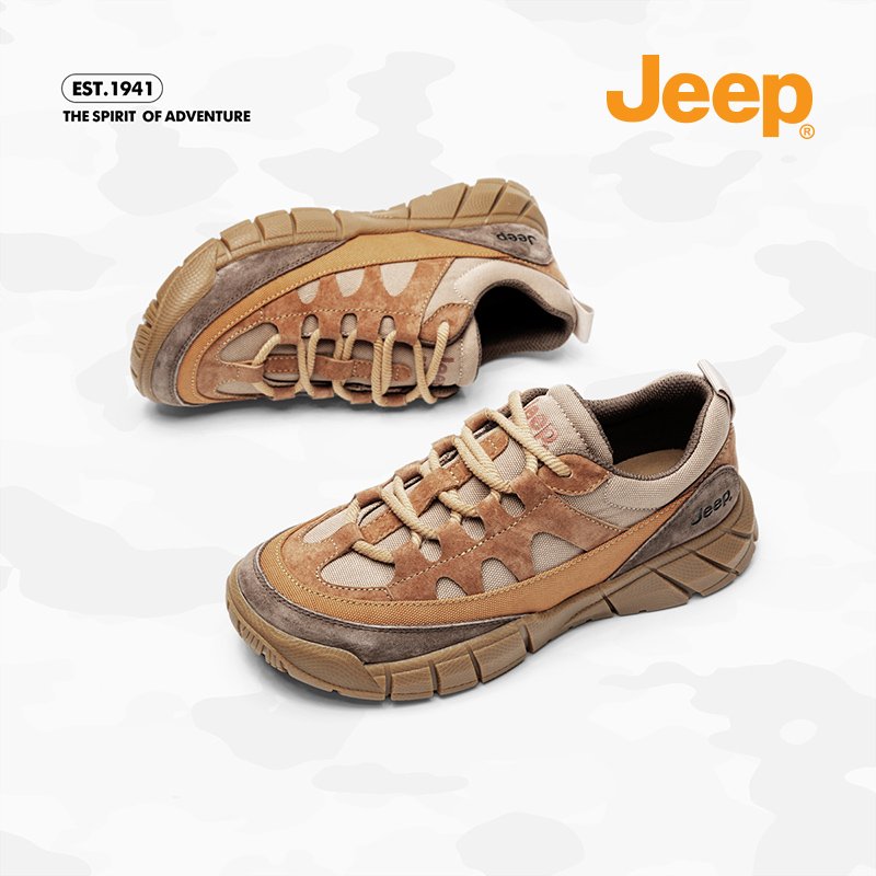 jeep recreational shoes, 2024, new retrospect, light and leisure-explosive sportsgirl shoes