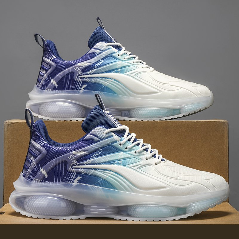 Men's shoes, fall-nets, gas-reducing gas-coated shoes