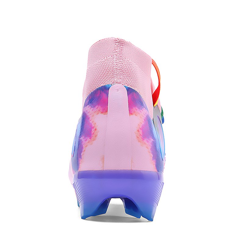 Custom High Top Professional Wear Resistant Training Football Cleats Long Nail Spike Soccer shoes for Men