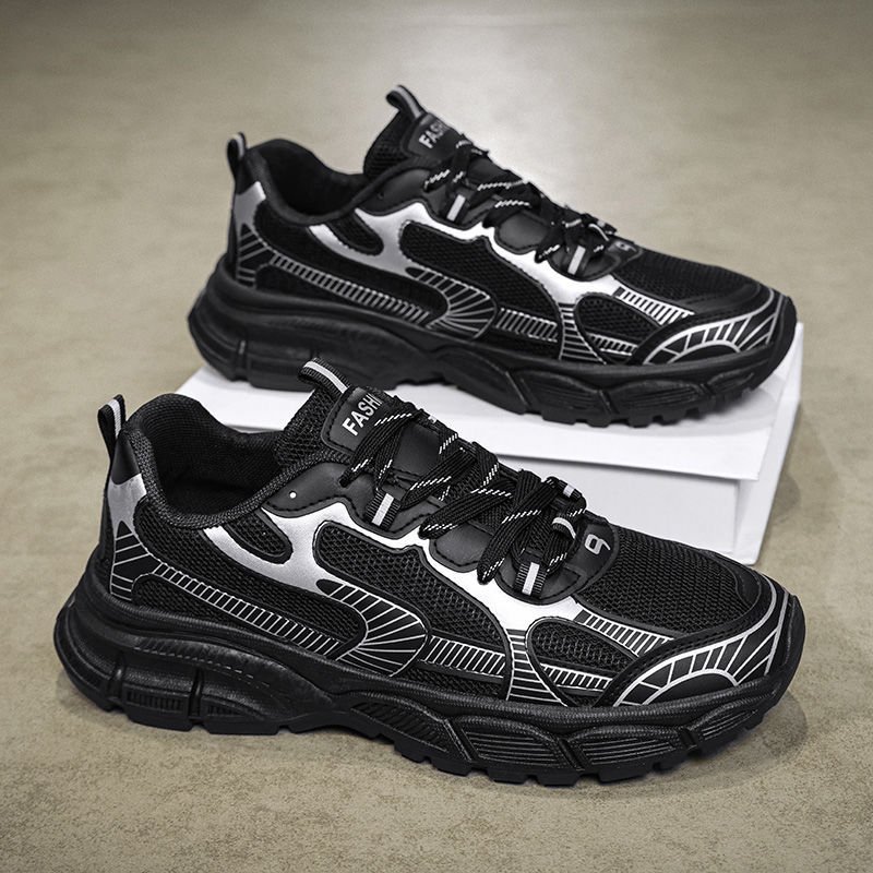 Autumn and winter new men's fashion design sports shoes wear-resistant soft sole sports walking shoes