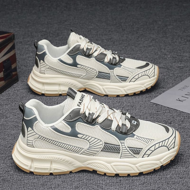 Autumn and winter new men's fashion design sports shoes wear-resistant soft sole sports walking shoes