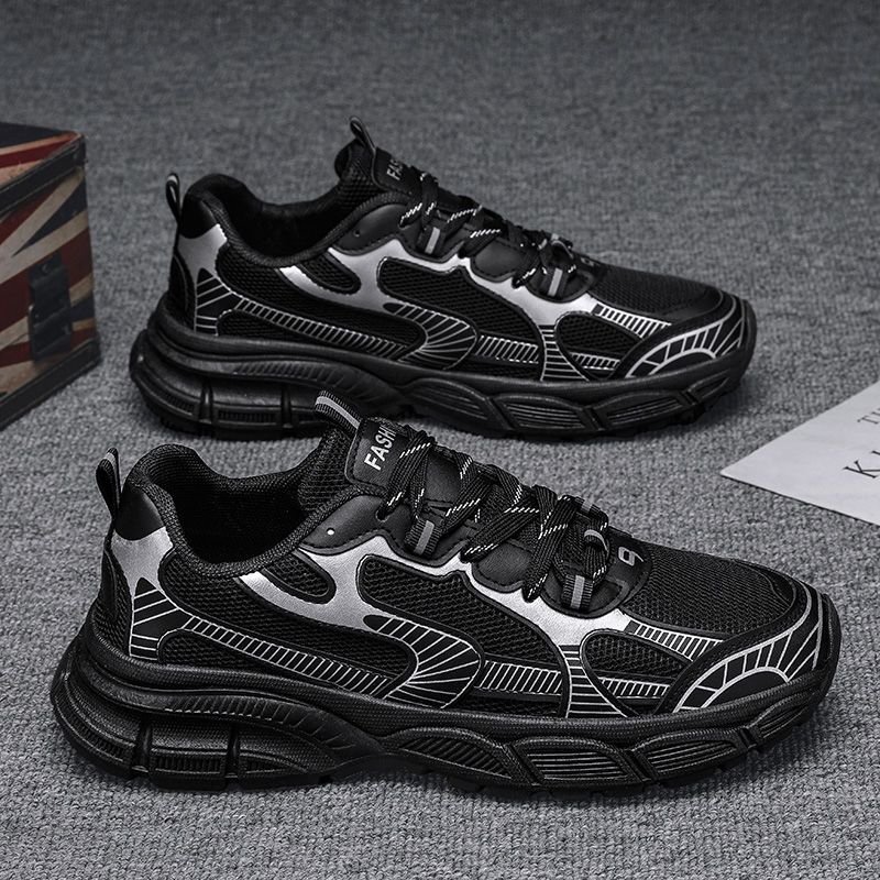 Autumn and winter new men's fashion design sports shoes wear-resistant soft sole sports walking shoes