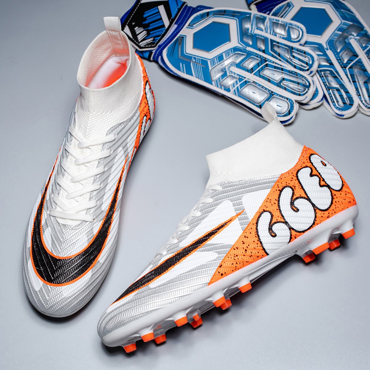 High quality factory customized hot selling long nail broken nail anti slip football shoes customized football shoes popular