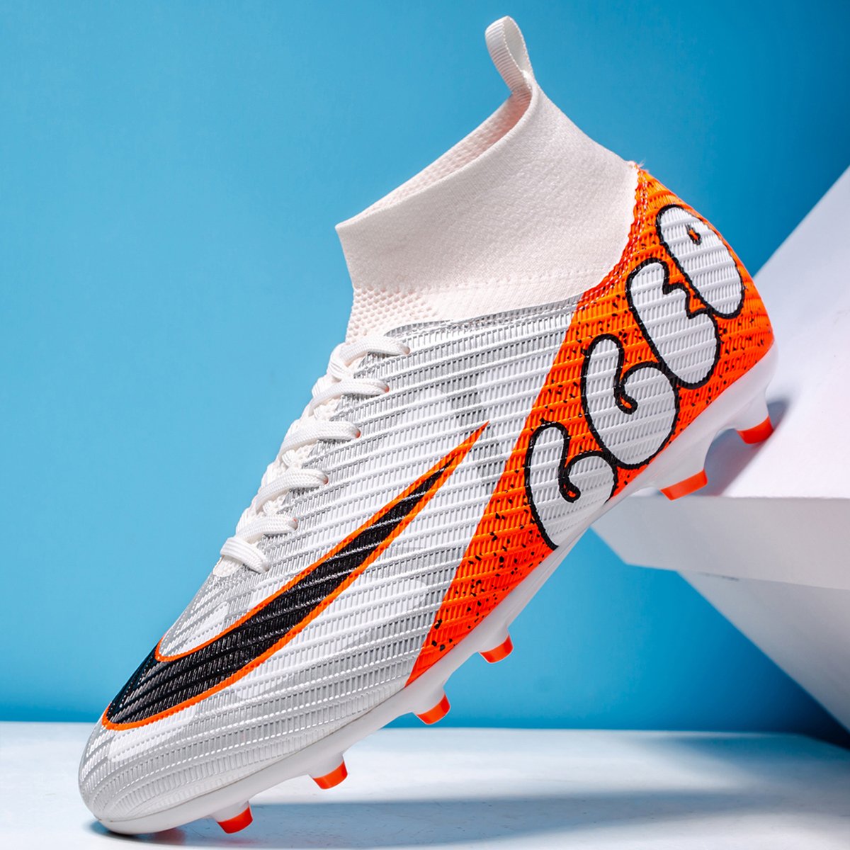 High quality factory customized hot selling long nail broken nail anti slip football shoes customized football shoes popular