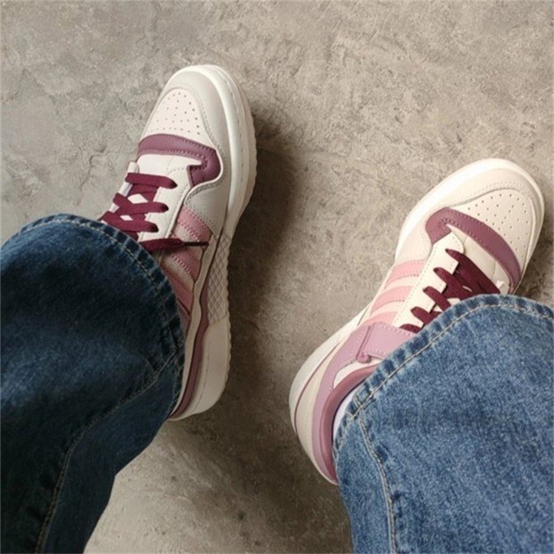 Adidas Adidas women's three-leaved Forum 84 Powder Powders' Retrospectal Shoes
