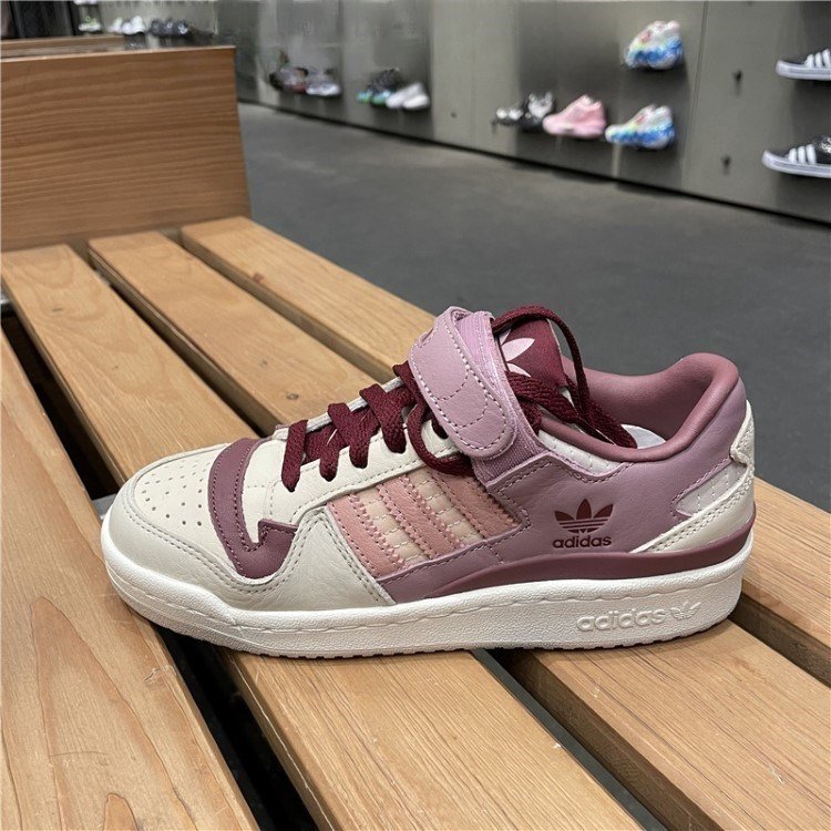 Adidas Adidas women's three-leaved Forum 84 Powder Powders' Retrospectal Shoes