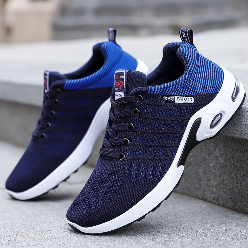 2024 Spring and Autumn New Breathable Air Cushion Men's Running Shoes Lightweight Casual Sports Shoes