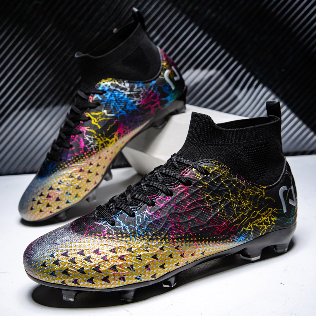 High quality factory customized hot selling long nail broken nail anti slip football shoes customized football shoes popular