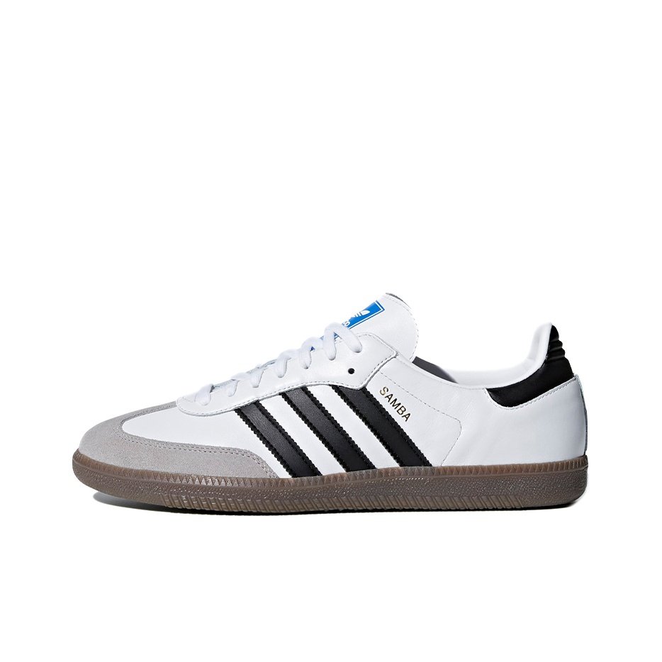Adidas Adidas, a man's and a woman's shoe, SambaOG, t-heads, and a man's and a woman's shoe