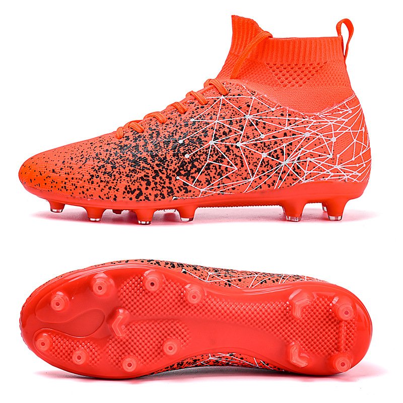 High top football shoes for men women long nail youth high school professional competition broken nail football shoes