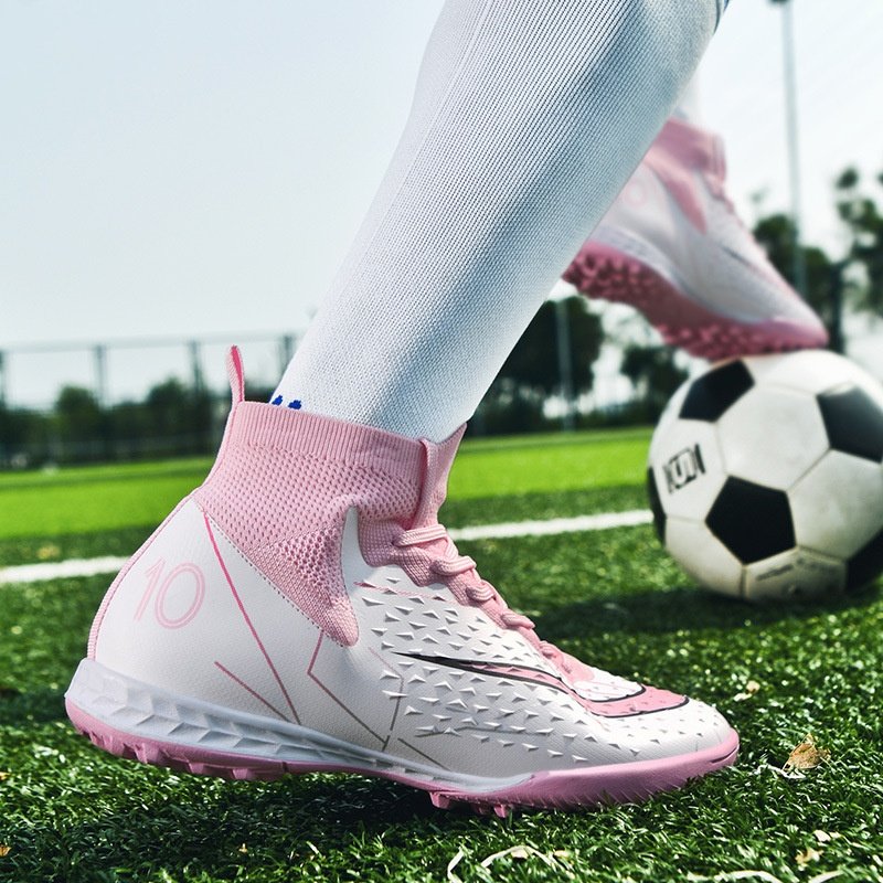 Mens Adult Soccer Shoes New AG Long Spikes TF Broken Spikes Training Athletic Shoes Teenagers Students Winter