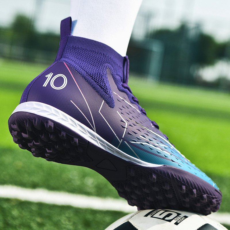 Mens Adult Soccer Shoes New AG Long Spikes TF Broken Spikes Training Athletic Shoes Teenagers Students Winter