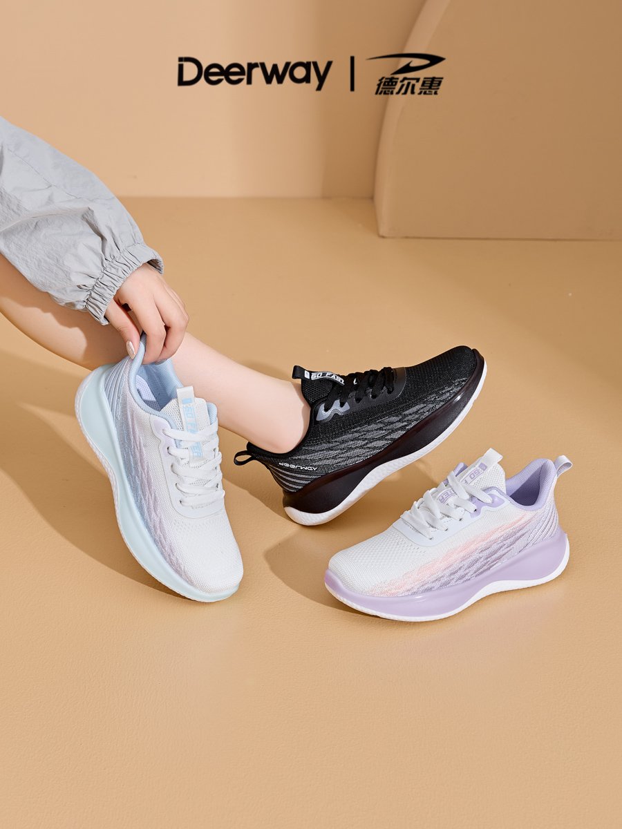 Del Wheat Autumn Shoegirl, 2024 new flashback, spring and autumn junior high school, gradually reduced the tremor running shoes