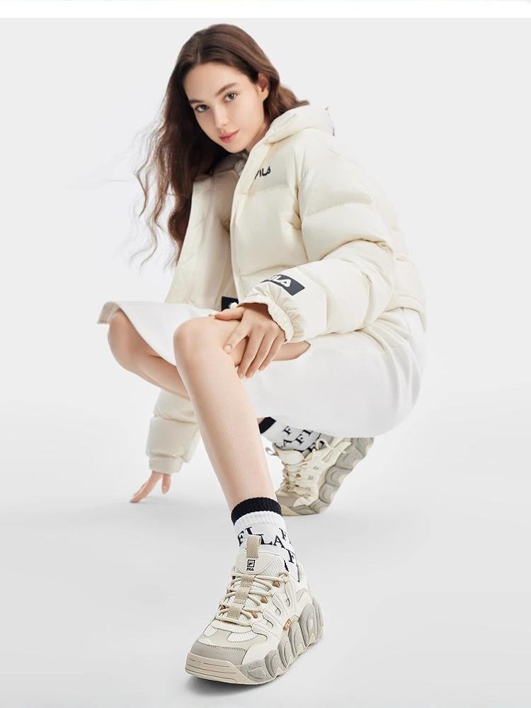FILA FELICITY SHOES BREAD SHOES THREW UP OLD DADDY'S SHOES RETRO RETROSPECTIVE SHOES RUNNING SHOES