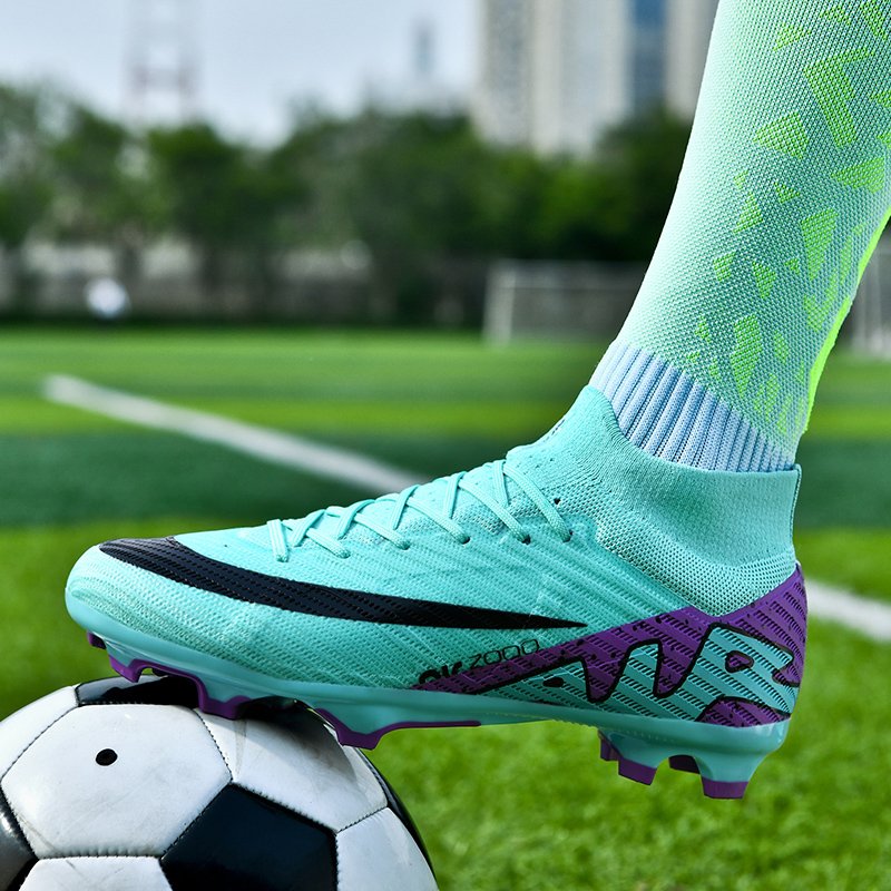 Men Cleats Football Boots Anti-slip Grass Training Shoes Match Futsal Sports Soccer Shoes
