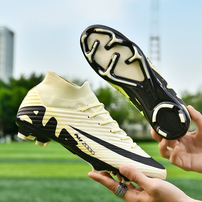 Men Cleats Football Boots Anti-slip Grass Training Shoes Match Futsal Sports Soccer Shoes