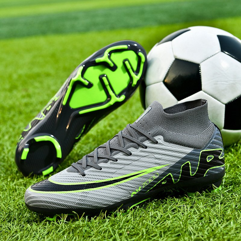 Men Cleats Football Boots Anti-slip Grass Training Shoes Match Futsal Sports Soccer Shoes