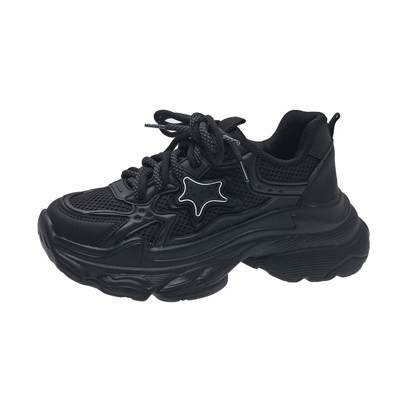 Big black warrior old man's shoe girl, 2024 summer and autumn new European station