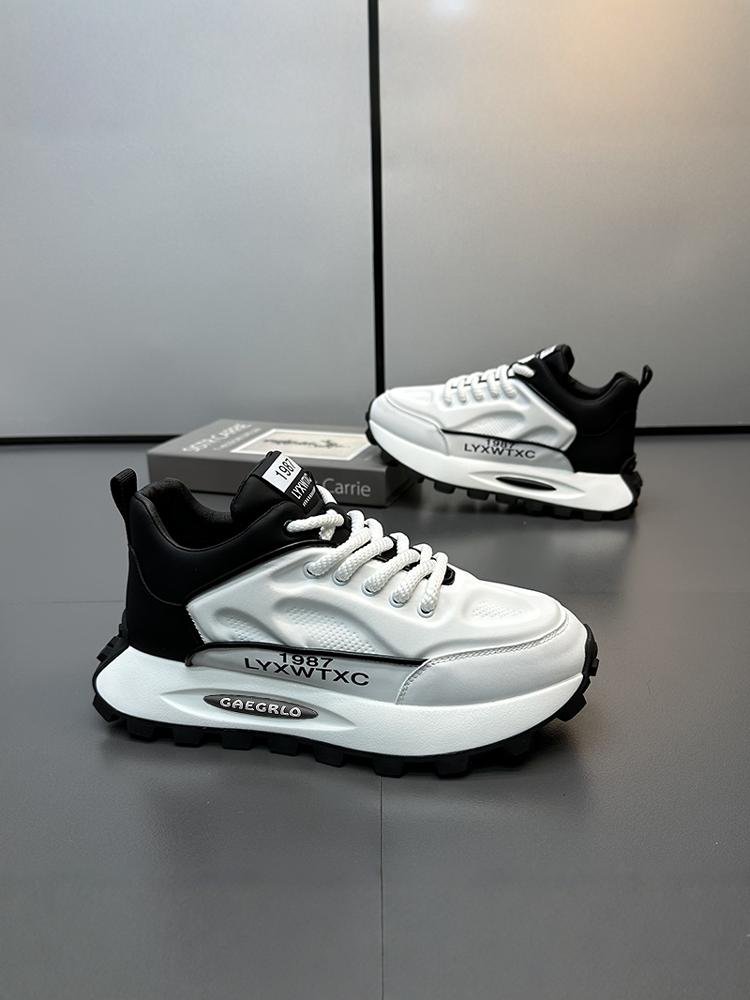 Europe's Men's Shoes, Spring-Autumn High-Sense Sports, High-Ride Pop-Top Shoes