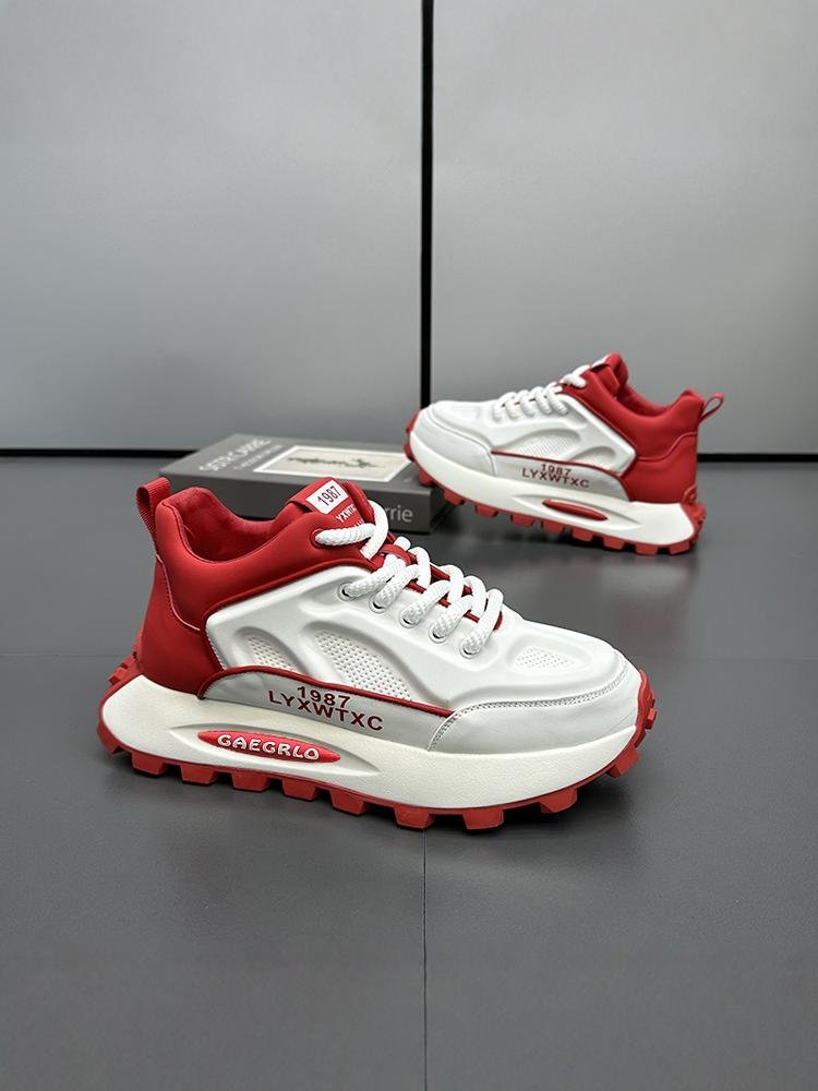 Europe's Men's Shoes, Spring-Autumn High-Sense Sports, High-Ride Pop-Top Shoes