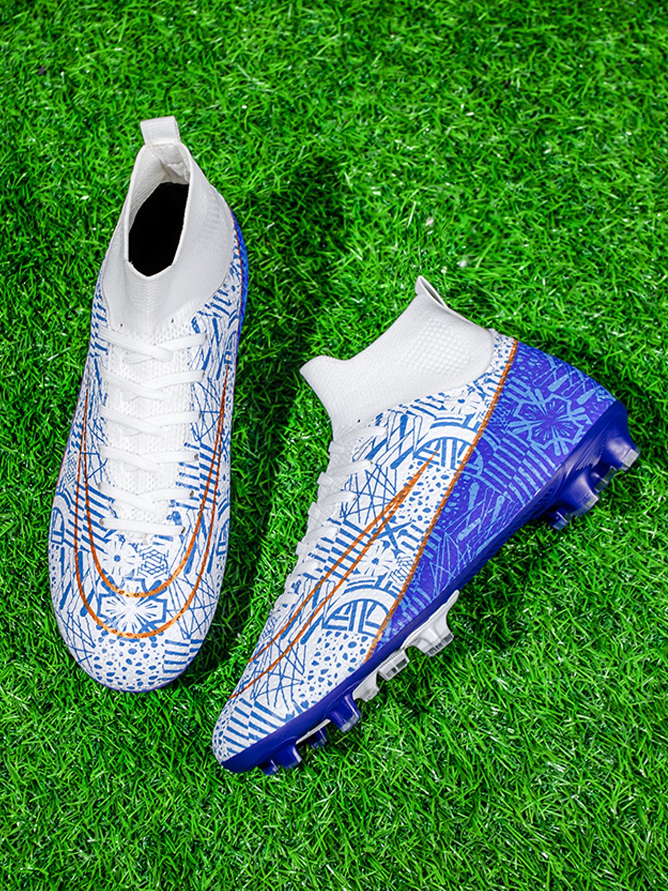 High quality factory customized hot selling long nail broken nail anti slip football shoes customized football shoes popular