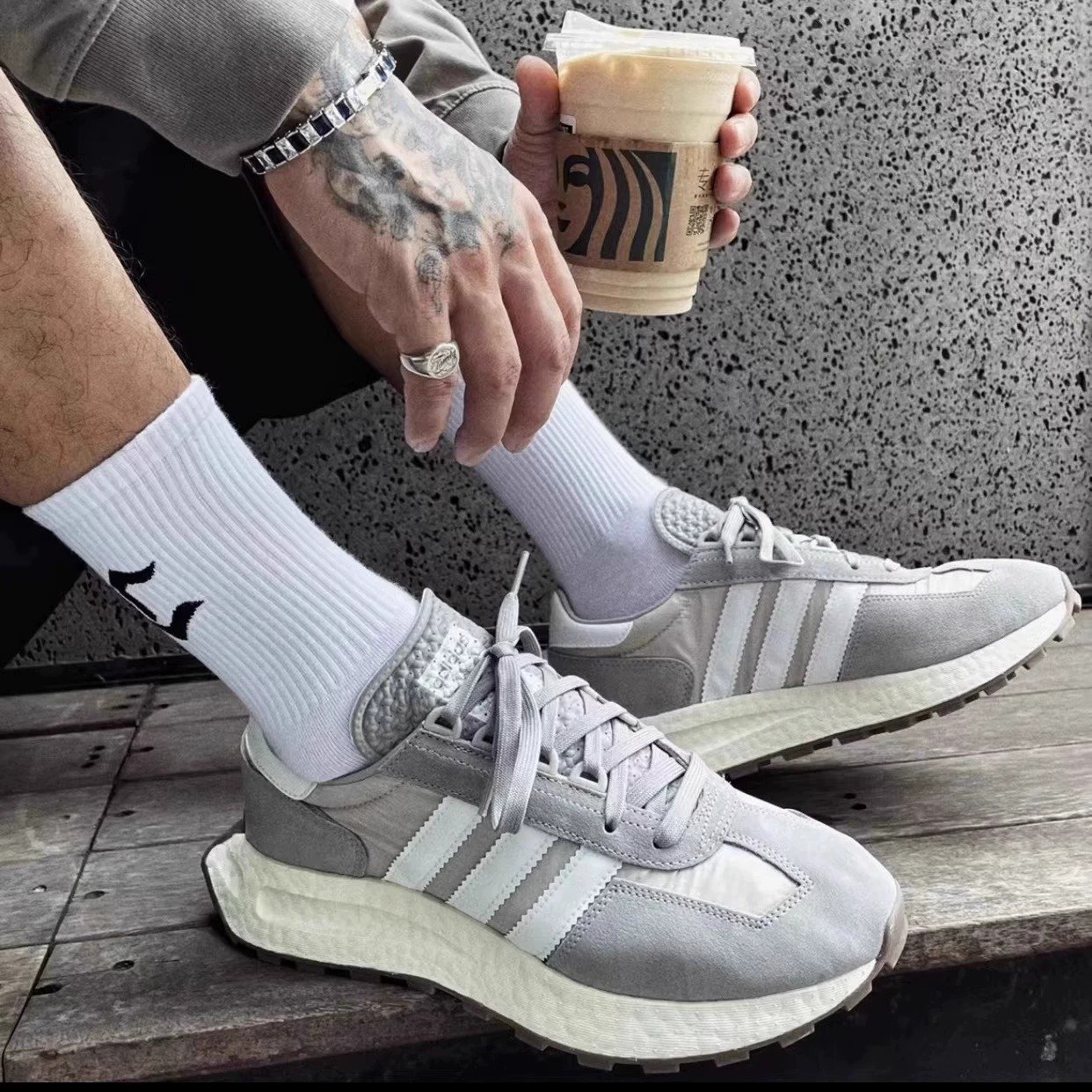 Adidas Adidas Shoes RETROPY E5 Old Father's Shoes Recreational Sporting Shoes