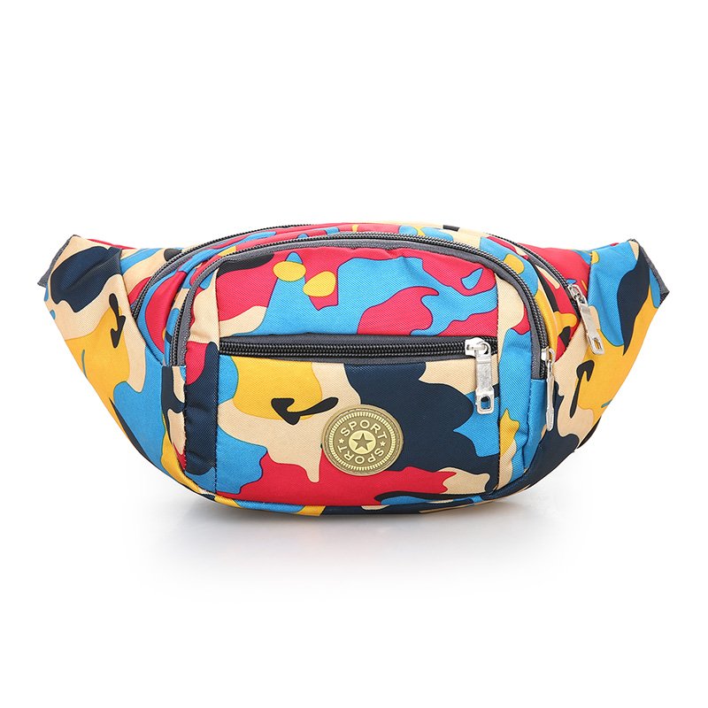 Han-style man's tweezer bag, one-shoulder slant, recreational mobile phone bag, mini-pants