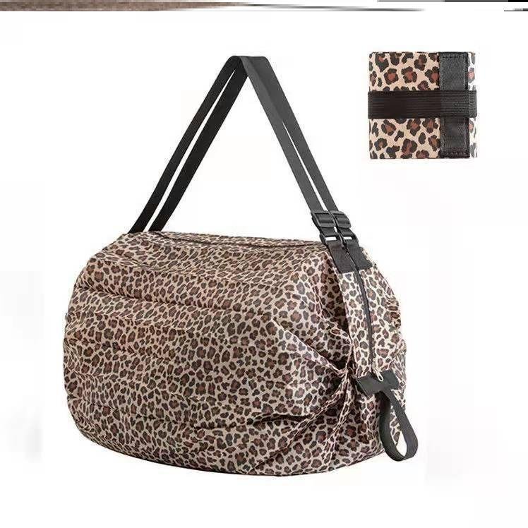 Foldable double-shoulder bag and environmental bag, large-volume folded single-shoulder sports pack