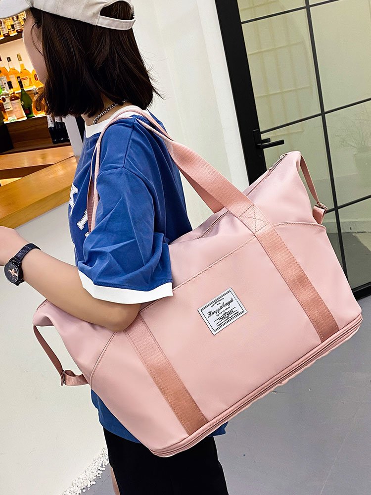Travel packs, large capacity, short-distance handbags for women on mission, folding of sports bag bags for delivery
