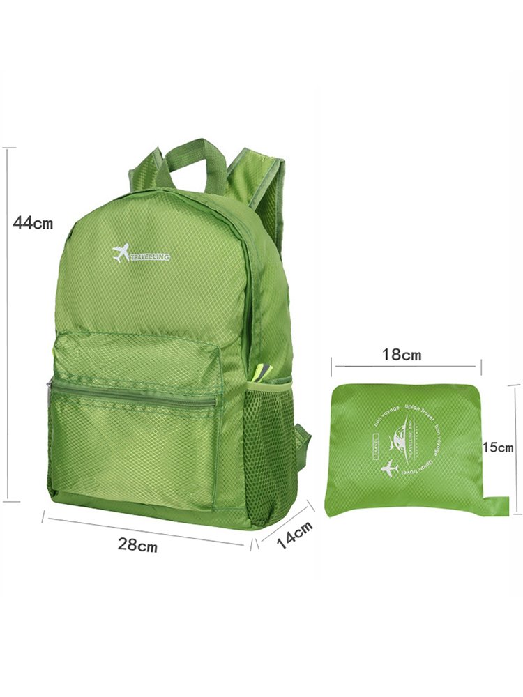 Travel can fold two-shouldered outdoors, both male and female, to receive a large volume of backpacks and carry water-protected uphill bags