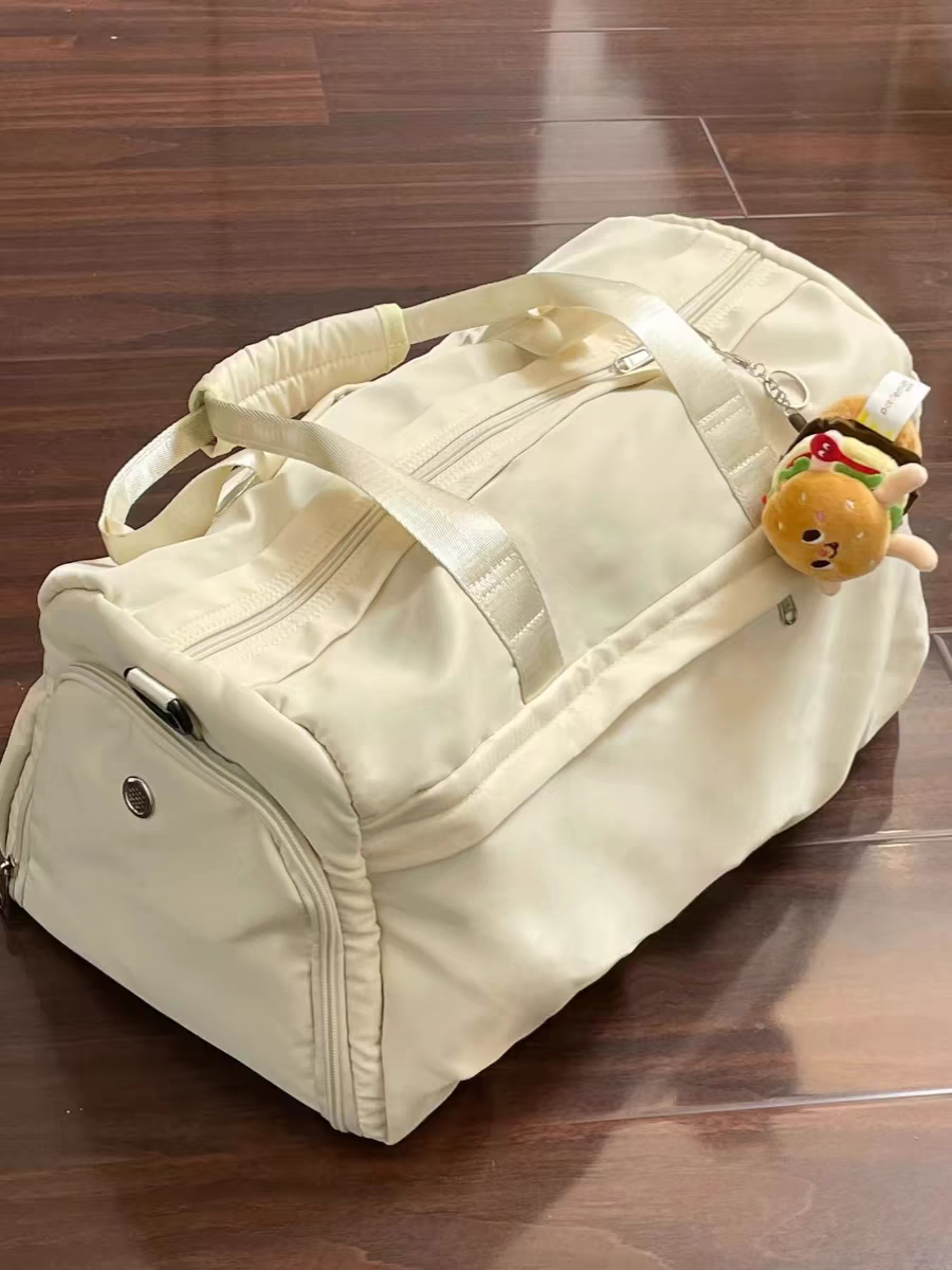 Sports and fitness packs for women in dry, wet and separate swimming packs with a large capacity of hand-held short-distance bags for travel