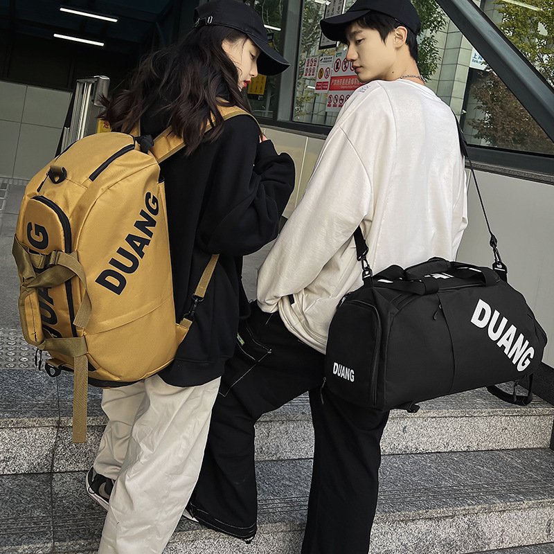 Multi-purpose twilight sports trip, double shoulder backpack, hand-held gym bag, large-capacity slurry for men