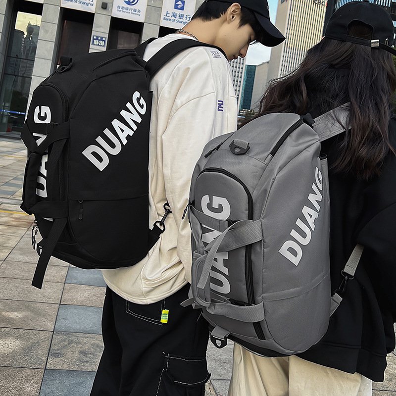 Multi-purpose twilight sports trip, double shoulder backpack, hand-held gym bag, large-capacity slurry for men