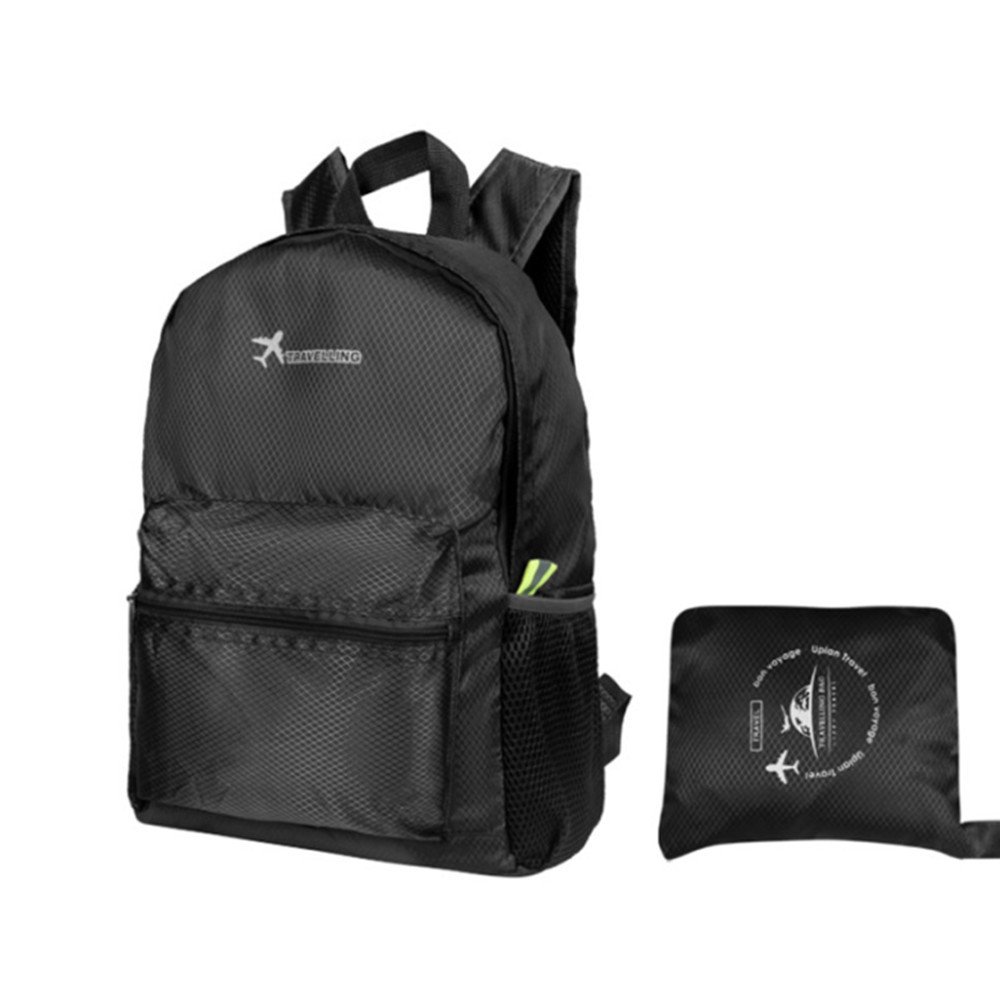 Travel can fold two-shouldered outdoors, both male and female, to receive a large volume of backpacks and carry water-protected uphill bags