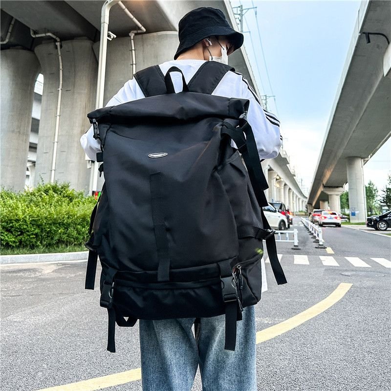 Super-capacity packs of independent sneaker basketball students book-packed double-shouldered computer travel kit