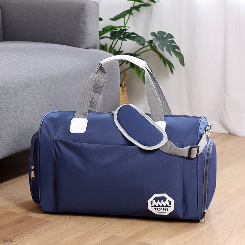 Korean-size-size travel pack short-distance, Oxford-waterproof, male-female slashed gym bag