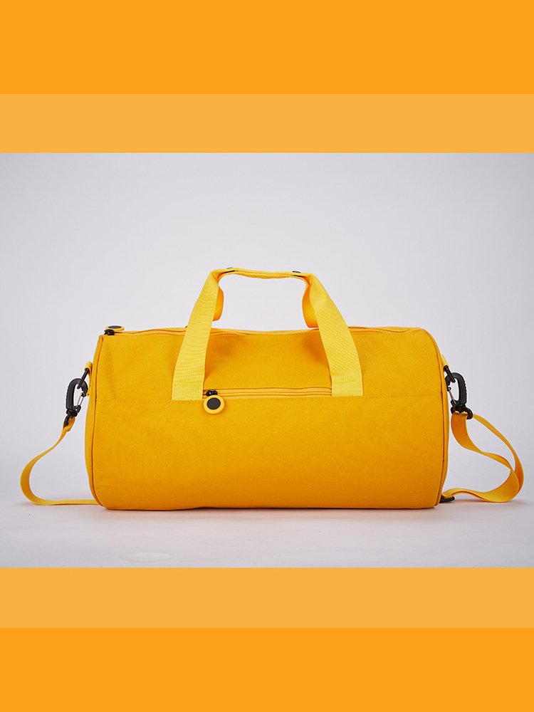 A large-capacity travel bag, a spare handbag bag, light exercise gear, cylindrical slash Kang-bao