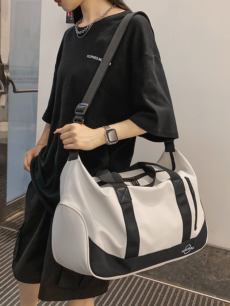 Gymnasium bag for short-distance travel of boys and girls, large-volume, dry and wet-separated swimming sports handbags for men