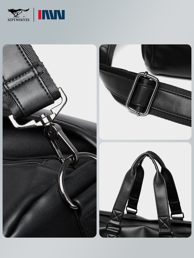 Seven wolf gym packs of dry, wet, separated male short trip packs with a large capacity to travel to handbag sports