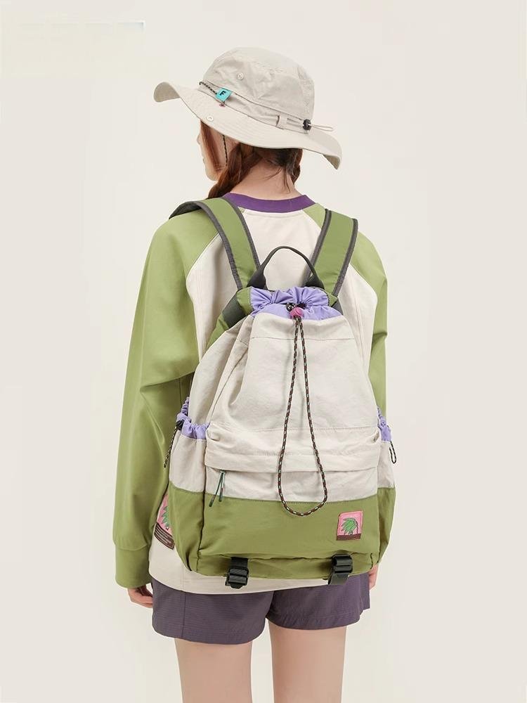 New 2024, light-knit double-shoulder-belt-coated book packs of high-capacity outdoor sports travel packs