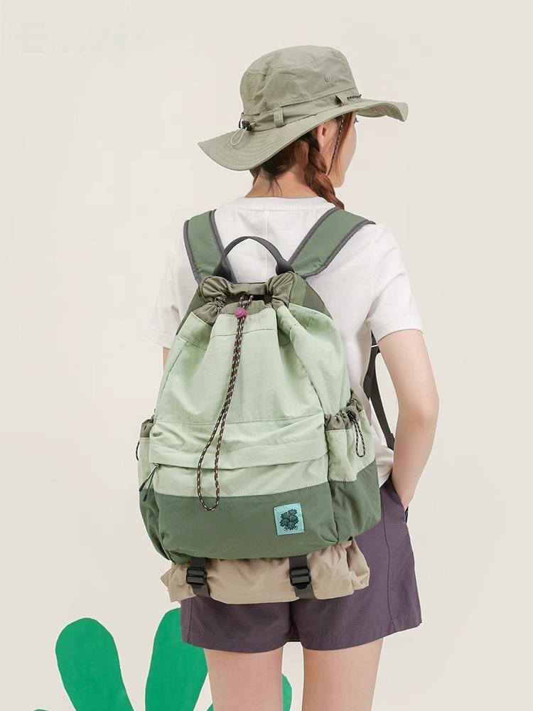 New 2024, light-knit double-shoulder-belt-coated book packs of high-capacity outdoor sports travel packs